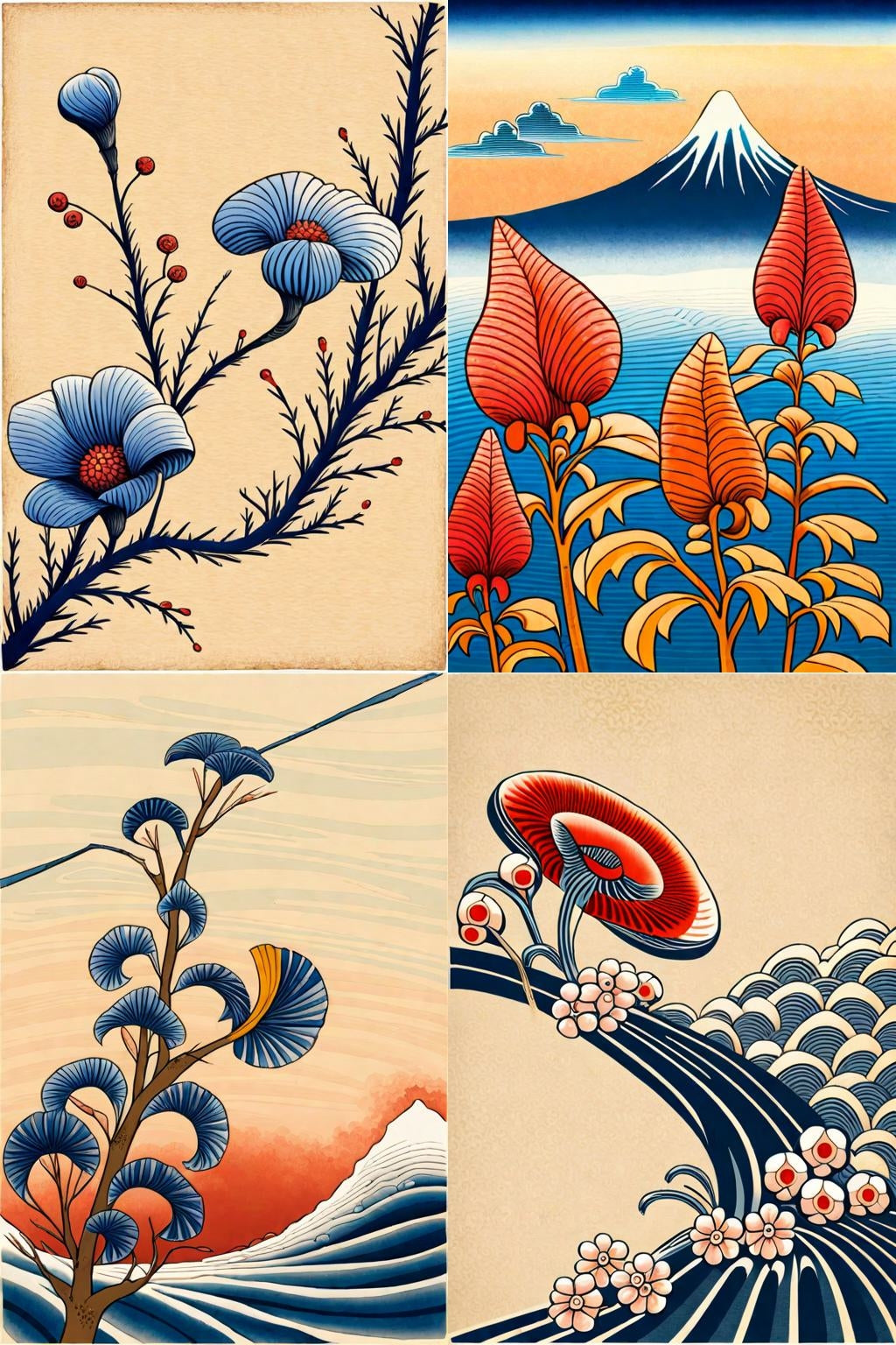 Vintage Japanese Art Prints & Digital