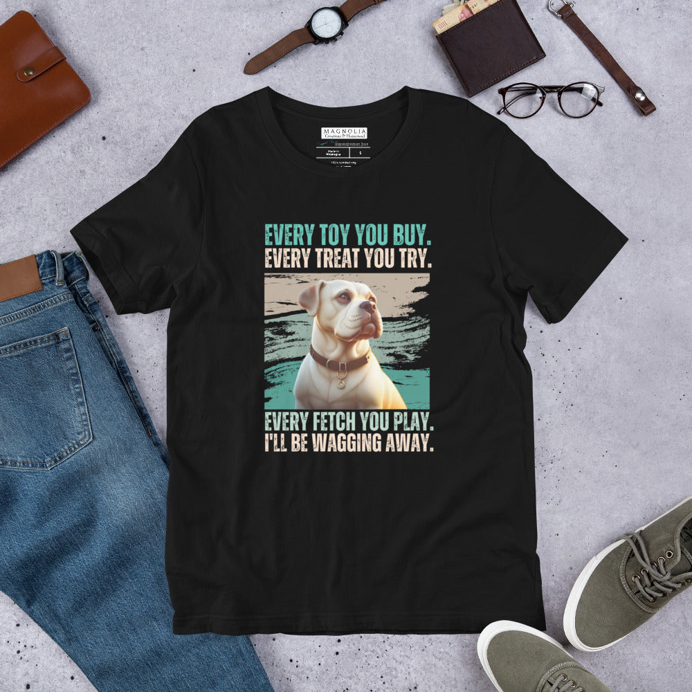Comfortable Dog Tshirt - Original Design - BullDog - Every Toy You Buy