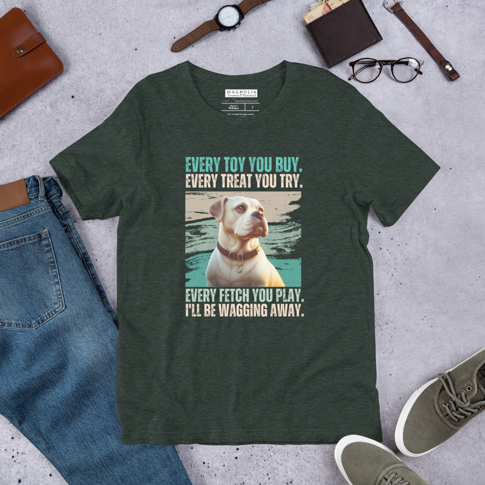 Comfortable Dog Tshirt - Original Design - BullDog - Every Toy You Buy